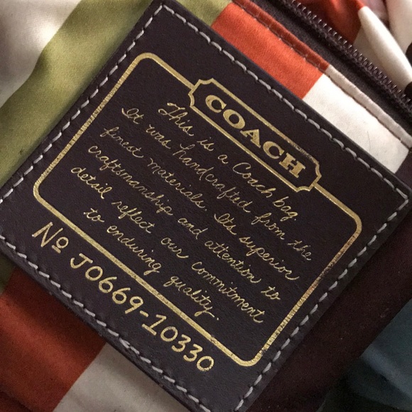 COACH Vachetta Whiskey Leather 65th Anniversary Legacy Mandy Satchel - Picture 6 of 7